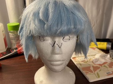 Selling with online payment: Sayaka wig that has glitter