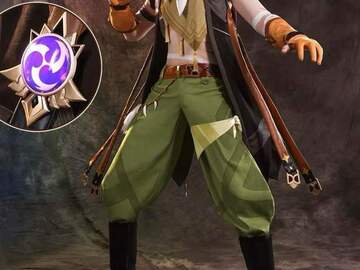 Selling with online payment: Razor Genshin Impact Costume [M]