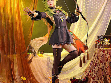 Selling with online payment: Collei Genshin Impact Costume and Shoes [L]