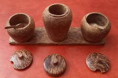 Vente: PRESENTOIR A CONDIMENTS EN BOIS