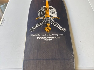 Selling with online payment: Powell Peralta Ray Bones signed deck