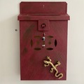  : HK Letter Box in burgundy vintage