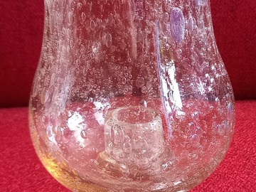 Vente: BOUGEOIR BIOT EN VERRE SOUFFLE
