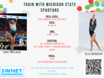 Clinics: All Around Gymnastics Clinic ft. MSU Gymnasts (Rec)