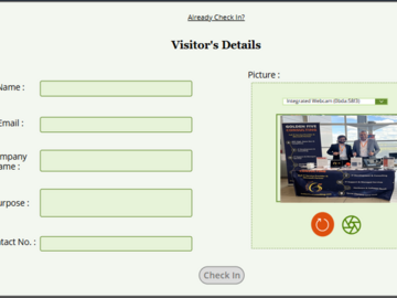Product: Visitor App