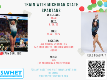 Clinics: All Around Gymnastics Clinic ft. MSU Gymnasts (Team)