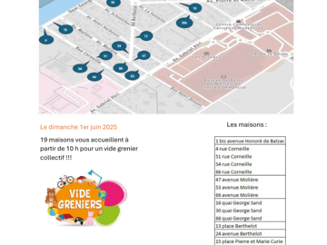 Actualité: Vide Grenier Collectif du 1er juin 2025