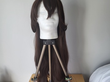Selling with online payment: Amber Genshin Impact Long Brown Wig