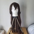 Selling with online payment: Amber Genshin Impact Long Brown Wig