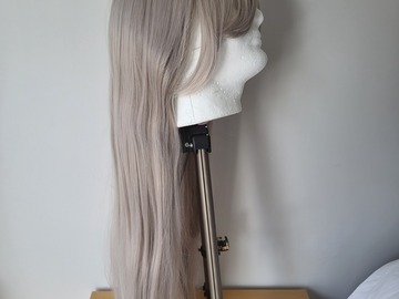 Selling with online payment: Light Grey Long Wig