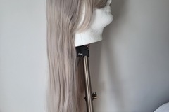 Selling with online payment: Light Grey Long Wig