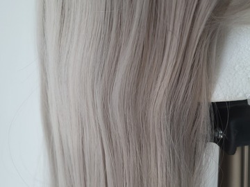 Selling with online payment: Light Grey Long Wig