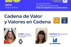 Eventos: Cadena de Valor y Valores en Cadena 