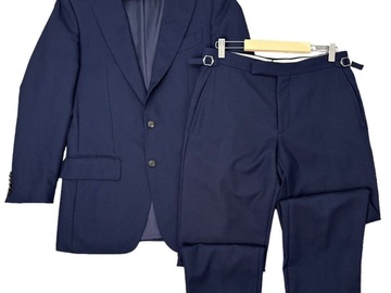 Selling with online payment: Navy Suitsupply Single Breasted 36R Suit & Trousers 