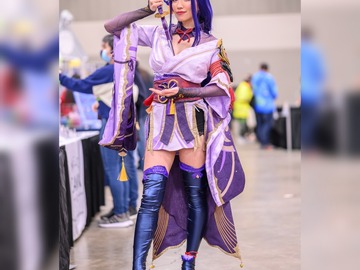 Selling with online payment: Raiden Shogun Genshin Cosplay