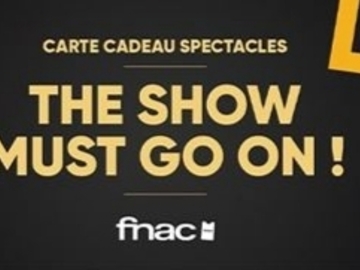 Vente: e-Carte cadeau Fnac Spectacles (100€)