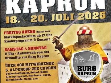 Jmenování: 35. Burgfest Kaprun