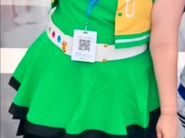 Selling with online payment: Powerpuff Girls Z Buttercup cosplay (washed and only worn once)