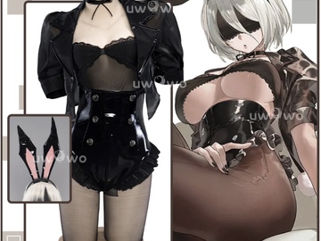 Selling with online payment: Uwowo Nier: Automata 2B Bunny Suit YoRHa No. 2 Type B Cosplay