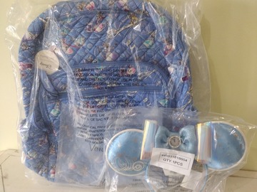 Selling with online payment: Cinderella Backpack by Vera Bradley & Cinderella Minnie Ears