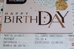 Vente: Carte cadeau illicado (150€)