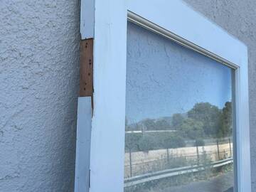 Selling: Solid Fir 1-lite Tempered Interior Door $300