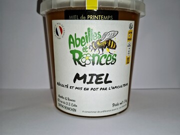 Les miels : Miel de printemps 2025 - Pot de 1 kg