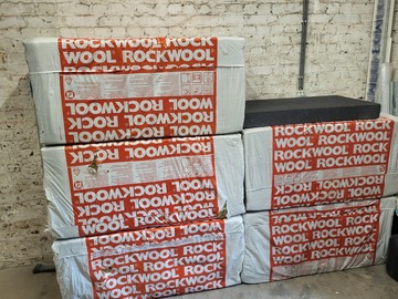 À vendre: Isolant laine de roche Rockwool rocksono 1200x600x600
