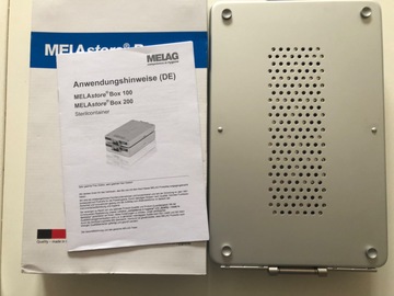 Nieuwe apparatuur: Melag Melastore systeem tray