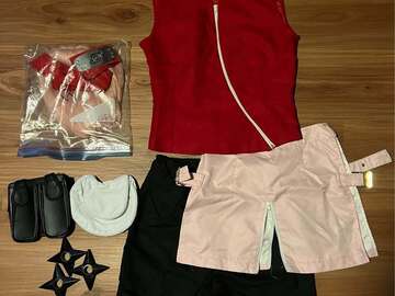 Selling with online payment: Sakura Naruto Shippuden Cosplay + Wig