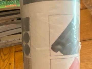 Selling with online payment: Unused Faux Leather Roll in White