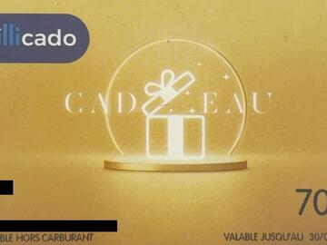 Vente: Cartes cadeaux illicado (100€)