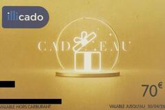 Vente: Cartes cadeaux illicado (100€)