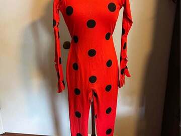 Selling with online payment: Miraculous Ladybug Costume + Wig Kids L/ Adult XS