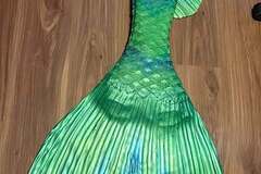 Selling with online payment: Teal + Green Silicone Mermaid Tail