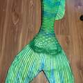 Selling with online payment: Teal + Green Silicone Mermaid Tail