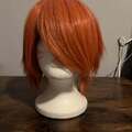 Selling with online payment: Short Orange Wig with Bangs
