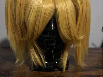 Selling with online payment: Blonde Pigtail Wig