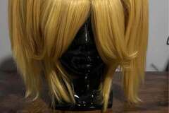 Selling with online payment: Blonde Pigtail Wig
