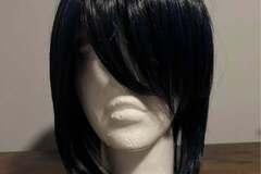 Selling with online payment: Dark Blue Short Wig