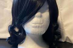 Selling with online payment: Short Black Curly Wig