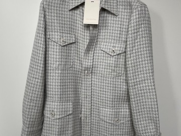 Selling with online payment: [EU] NWT Suitsupply grey houndstooth shirt jacket, size 36R