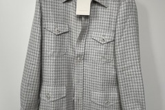 Selling with online payment: [EU] NWT Suitsupply grey houndstooth shirt jacket, size 36R