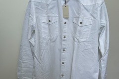 Selling with online payment: [EU] NWT Suitsupply white selvedge western shirt, size M