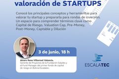 Eventos:   Taller de Valoración de Startups