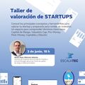 Eventos:   Taller de Valoración de Startups