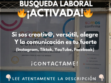 Oportunidades:    BUSQUEDA LABORAL    SOMOS CONFIRMA