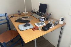 Myydään: Tables * 2, chairs * 4, bed * 1