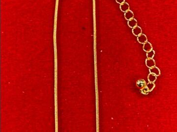 Bulk Lots: 60 pcs--18" 14kt Gold Overlay Snake Chain--1.8mm $2.00pcs