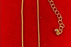 Bulk Lots: 60 pcs--18" 14kt Gold Overlay Snake Chain--1.8mm $2.00pcs